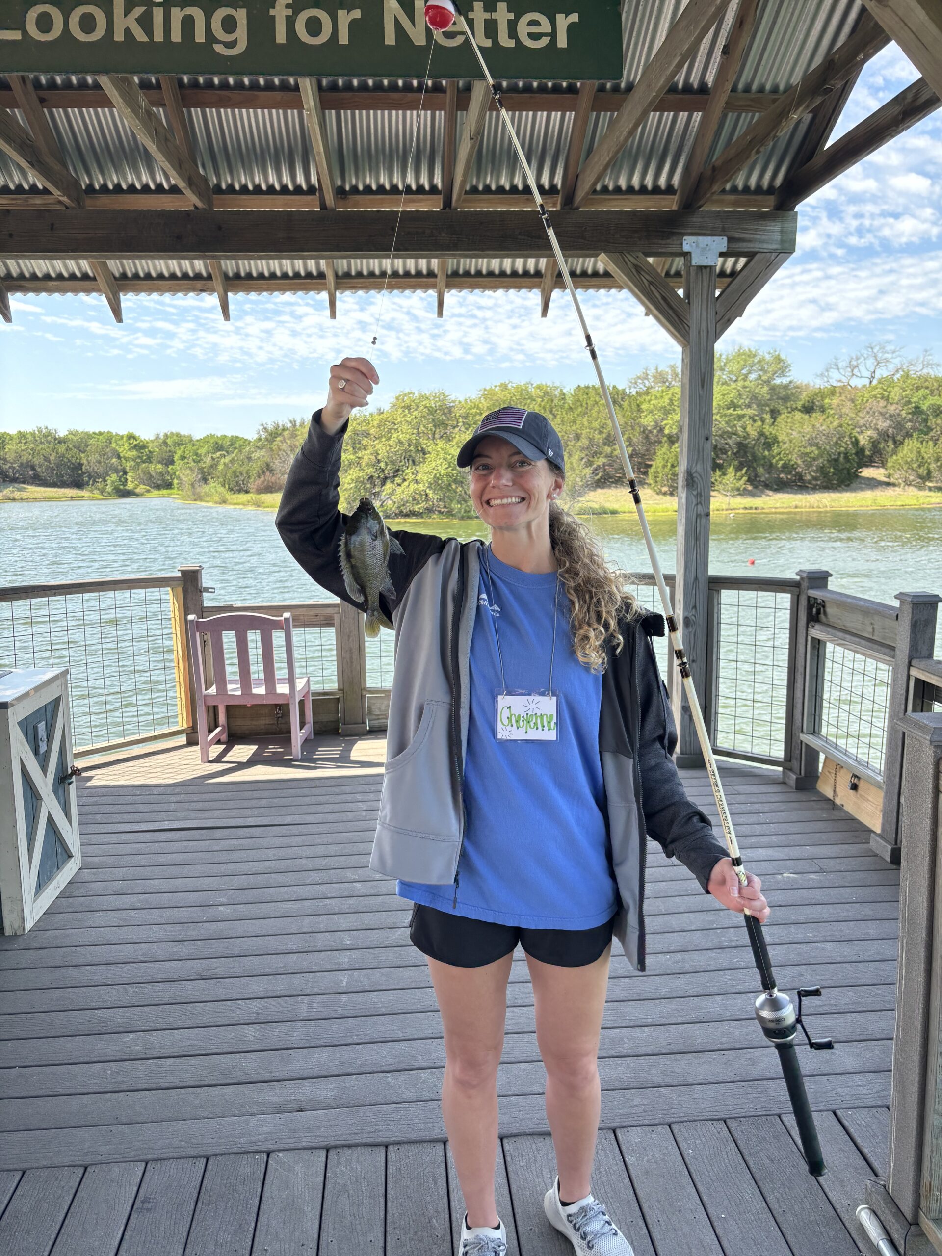 HSC's Cheyenne Cavanaugh, third-year physical therapy student at Camp John Marc