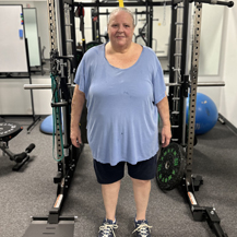 Tammy Wheat at HSC following ForeverFit personalized exercise plan