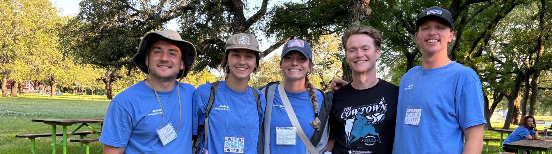 HSC's physical therapy students helping out at Camp John Marc’s Camp Strong