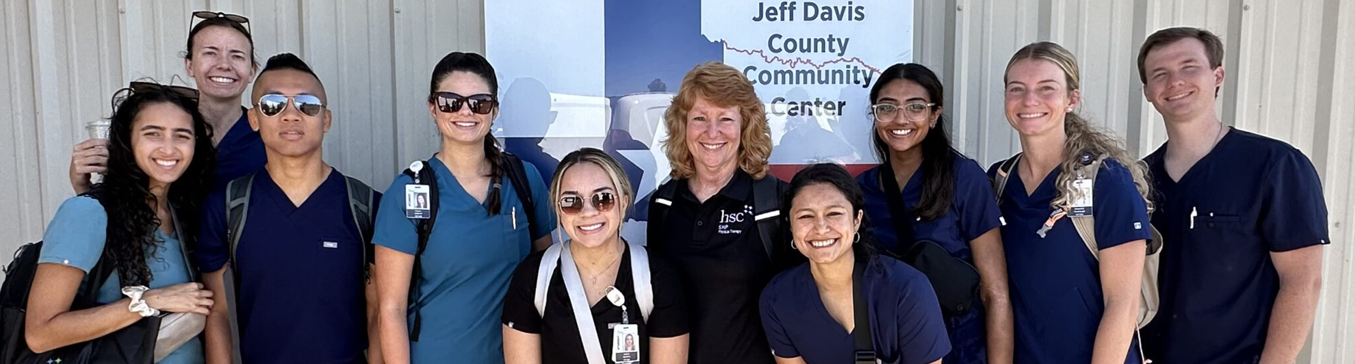 HSC TCOM Rural physical therapy students Texas summer mission trips