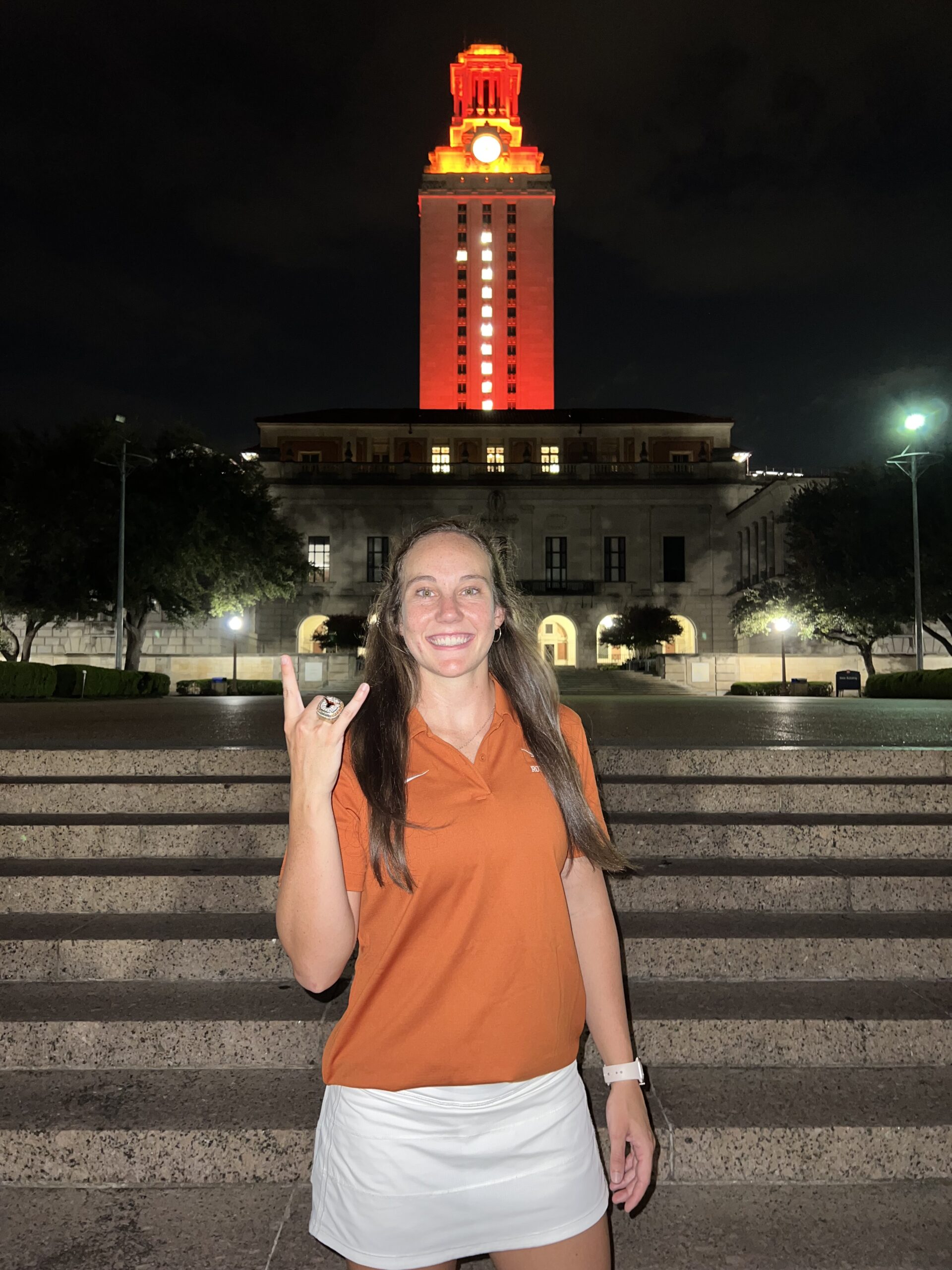 HSC's Savannah Foster while at UT