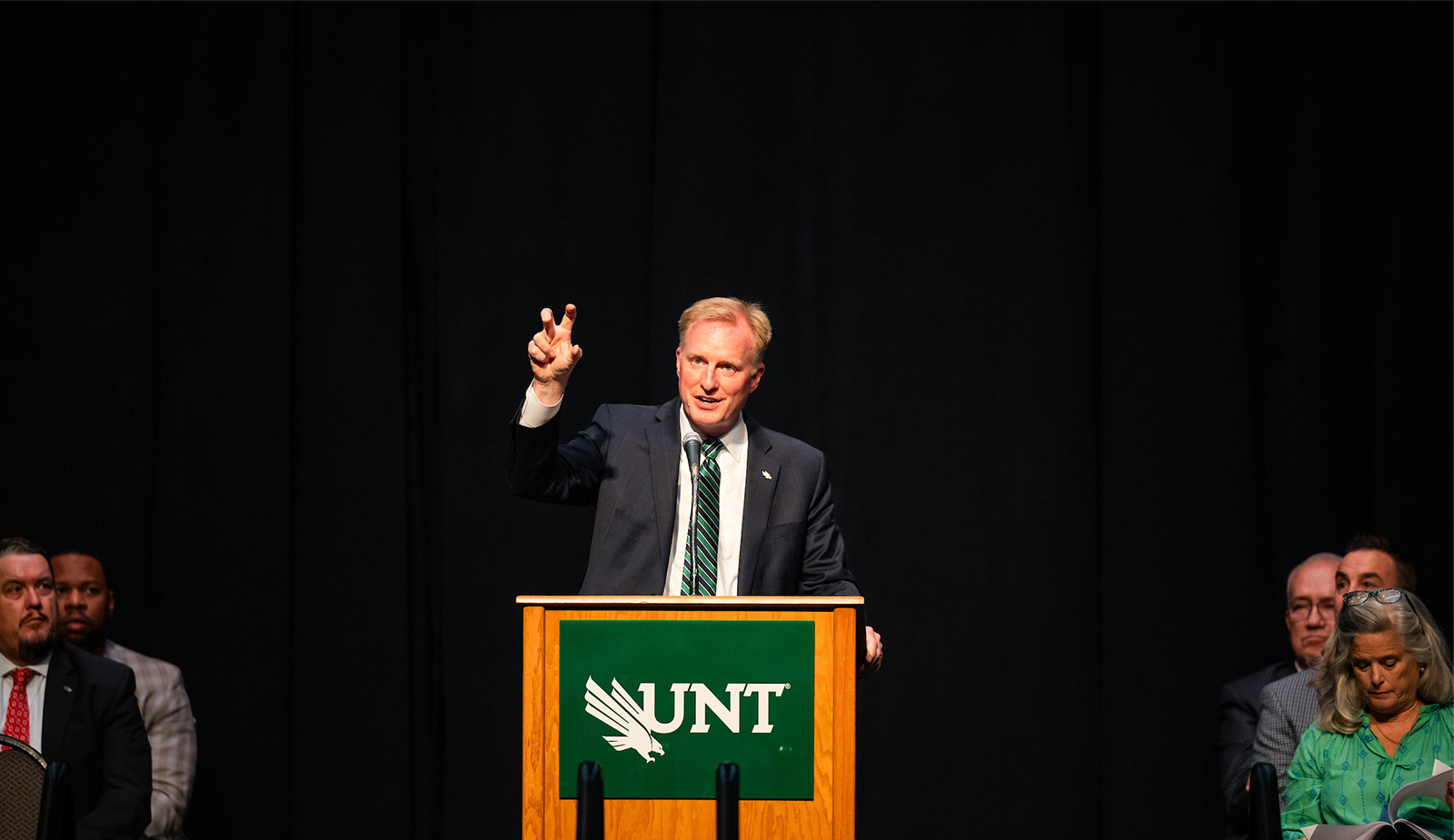 UNT President, Harrison Keller