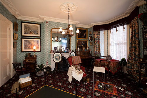 "A Townhouse in 1878," curated by Arunima Datta for the Museum of the Home, London (photo courtesy of Museum of the Home)