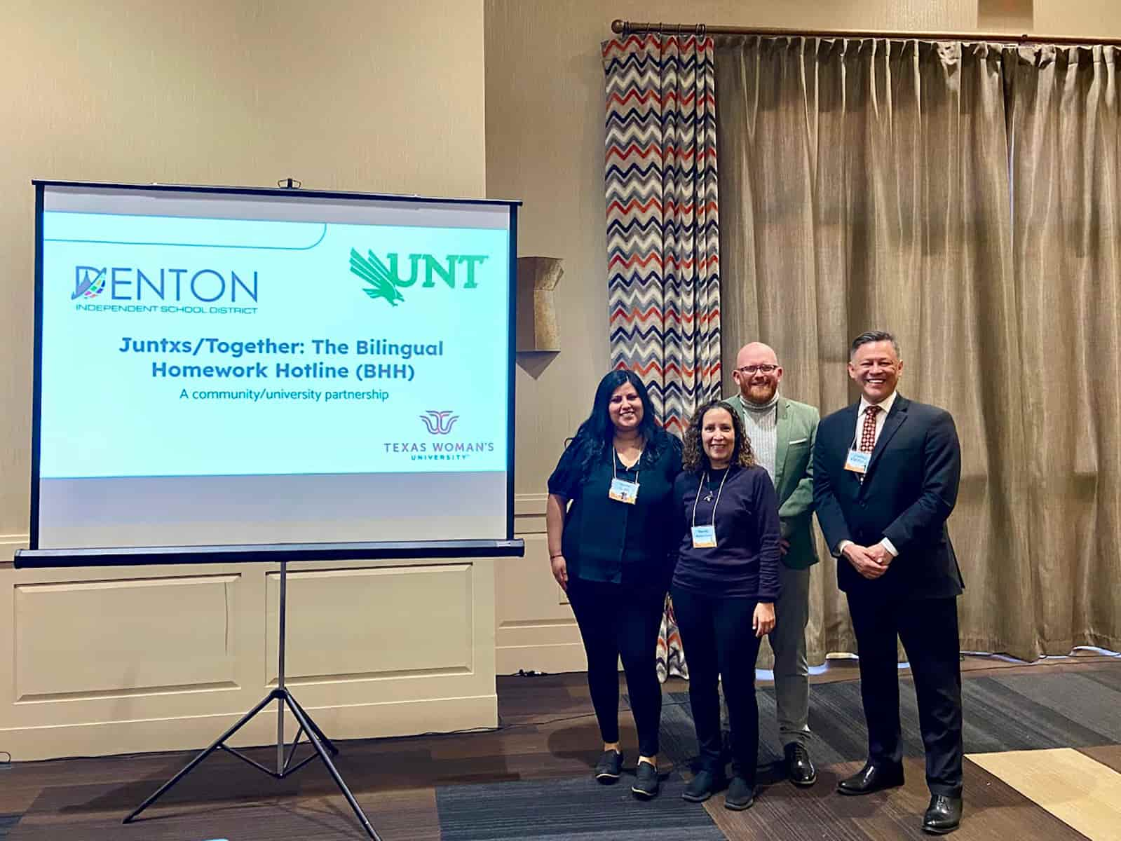 UNT's Castillo, Nuñez-Janes and Prater accept the Robert A. and Beverly Hackenberg Prize at the 2024 Society for Applied Anthropology conference