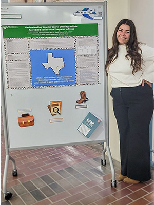 UNT MSW student Jessica Sanchez