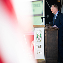 UNT Veterans Day ceremony 2024