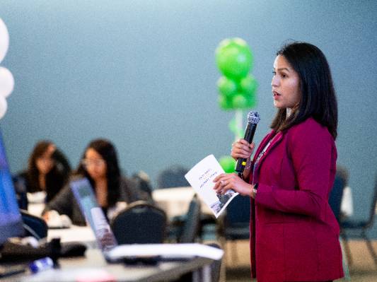 Karla Garcia, College Access and Success Manager at The Commit Partnership, a Dallas nonprofit