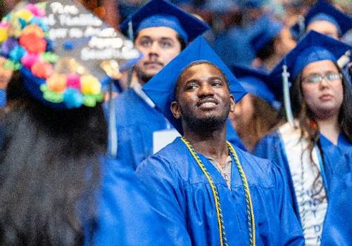 Graduates at the Spring 2024 Commencement