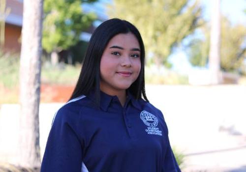 UNT Dallas Presidential Scholar Adriana Perez, a Sophomore Majoring in Finance. 