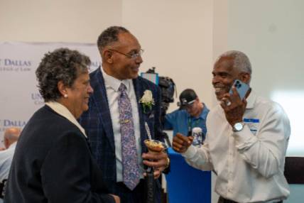 Professor Cheryl Wattley with Ben Spencer and Richard Miles, Both of Whom She Represented in Their Exonerations 