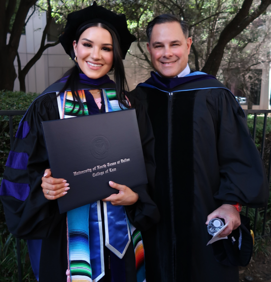  Zoe Kiraly Holds Her Law School Diploma Alongside Her Father