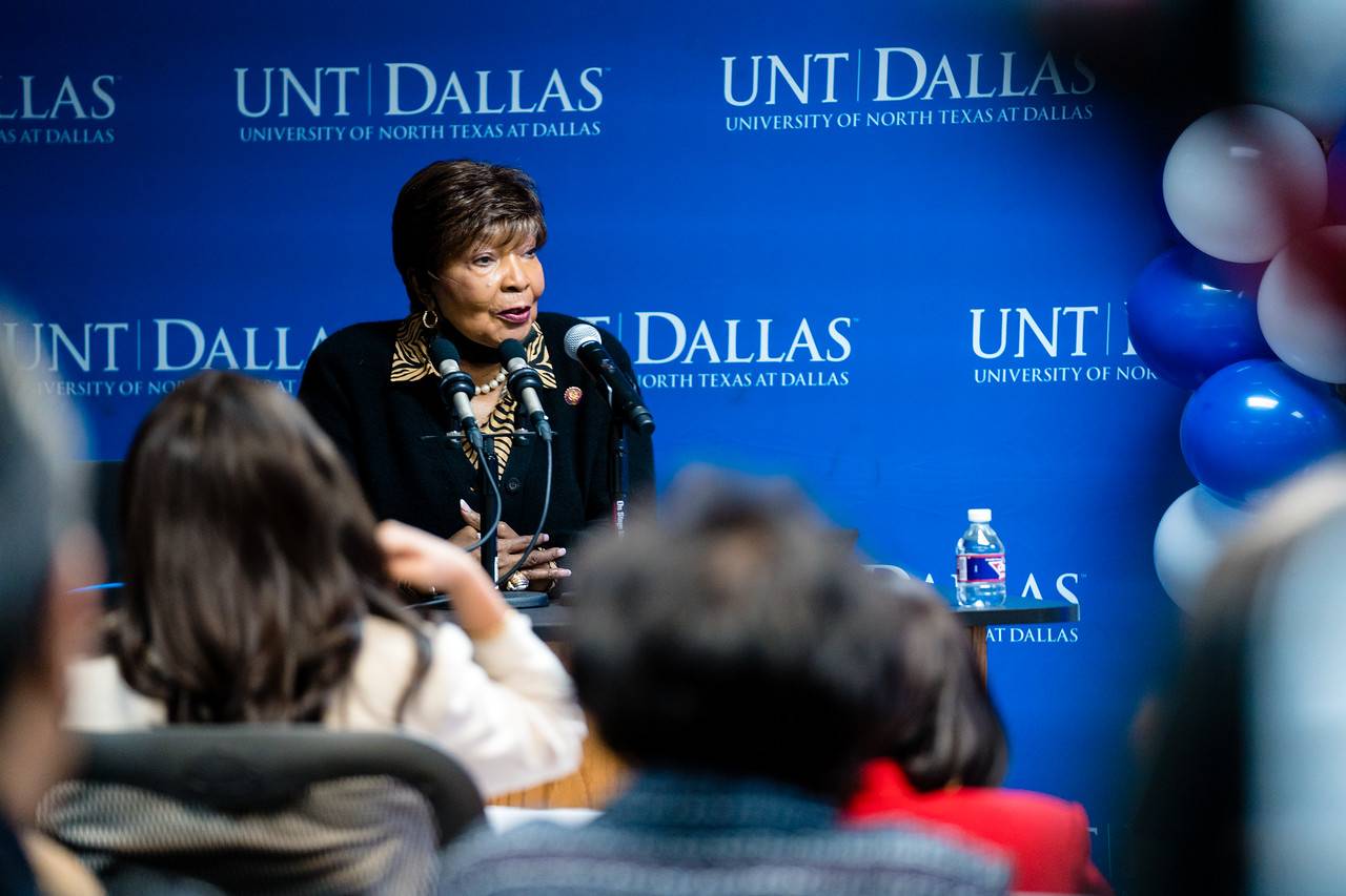Congresswoman Eddie Bernice Johnson at the Opening of the UNT Dallas Innovation Center