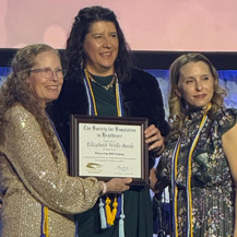 Dr. Elizabeth Wells-Beede, inducted as a Fellow of the Society for Simulation in Healthcare Academy