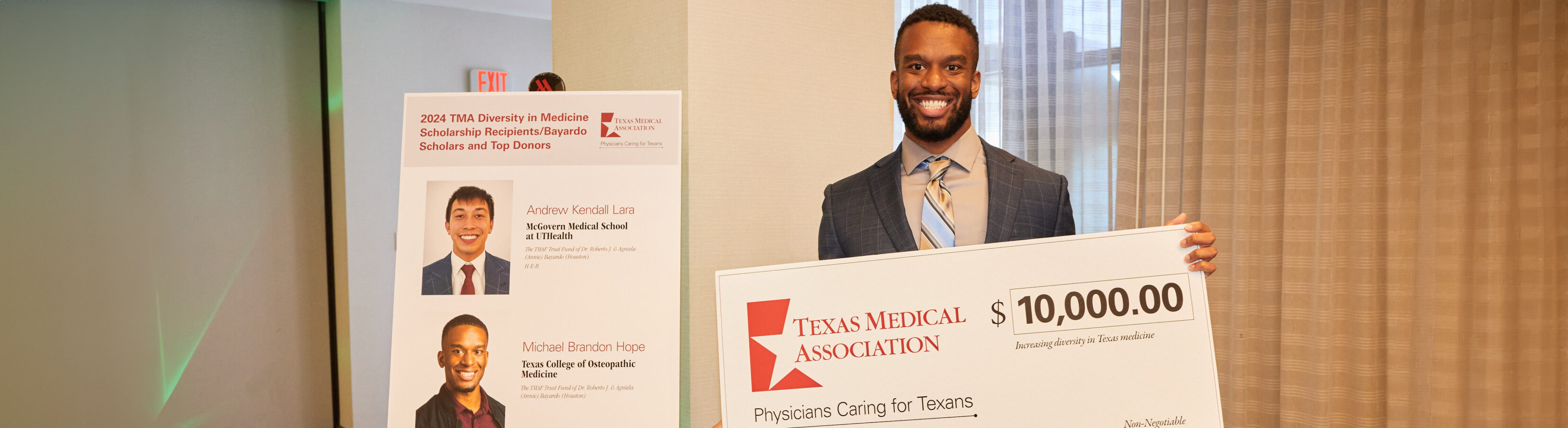 Michael Hope awarded TMA scholarship 