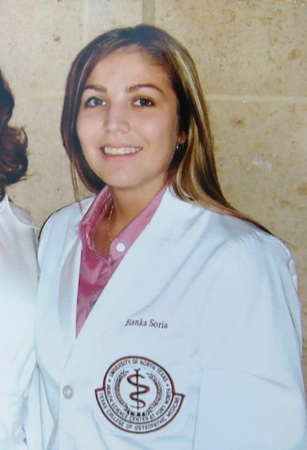 UNTHSC TCOM's alumna Dr. Bianka Soria-Olmos